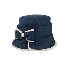 Alernatives Thumbnail 1 zu Leinenhut Eileen mit Schleife