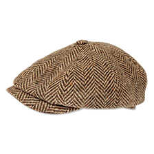 Newsboy Tweed Cap Fischgrat