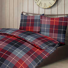 Bettwsche mit Tartan-Karomuster