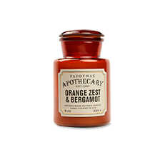 Duftkerze im Apotheken-Glas 'Orange Zest & Bergamot'