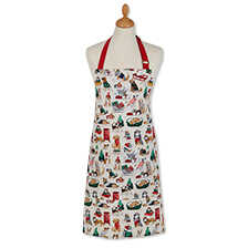 Kchenschrze mit Weihnachts-Hunden