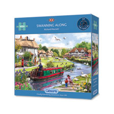Thumbnail zu 1.000-Teile Puzzle mit Schw�nen