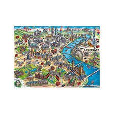 1.000-Teile Puzzle mit Londonmotiven