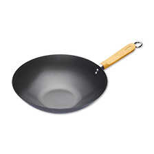 Thumbnail zu Wok-Pfanne aus Carbonstahl Durchmesser 30 cm