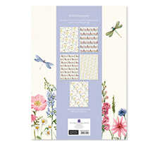 Alernatives Thumbnail 1 zu Geschenkpapier-Set mit Bl�tenmotiven und Anh�ngern