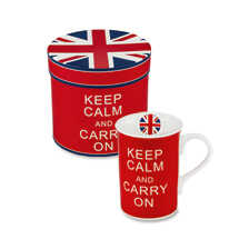 Becher Keep calm and carry on