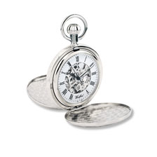 Silberne Taschenuhr Hunter