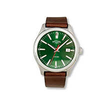 Armbanduhr für Herren mit grünem Ziffernblatt