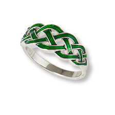 Irischer Silberring Celtic Heritage