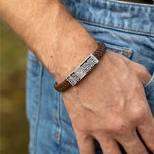 Alernatives Thumbnail 1 zu Lederarmband Celtic Knots