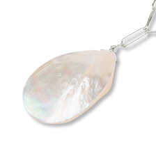 Alernatives Thumbnail 3 zu Silberkette mit Perlmutt-Anh�nger