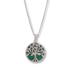 Irische Silberkette Tree of Life