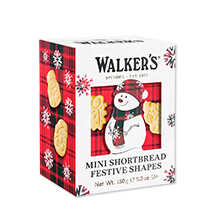 Weihnachts-Shortbread Snowman