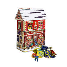 Metalldose mit Toffees