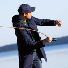 Alernatives Thumbnail 1 zu Dunkelblauer Regenparka f�r Herren