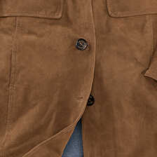 Alernatives Thumbnail 2 zu Ledermantel aus Ziegenvelours