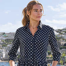 Alernatives Thumbnail 2 zu Sommerkleid mit Polka Dots