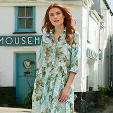 Thumbnail zu Bl�tenkleid im Blusenstil