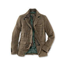 Fieldjacket Fischgrat-Tweed