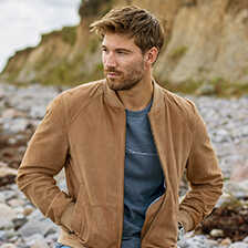 Alernatives Thumbnail 3 zu Lederblouson aus Ziegenvelours