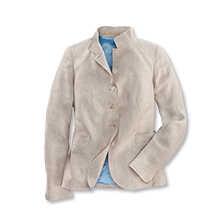 Alernatives Thumbnail 1 zu Leinenblazer mit Stehkragen