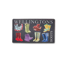 Fumatte mit Gummistiefeln