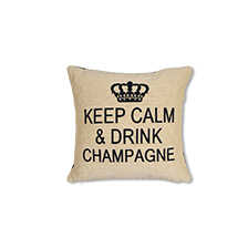 Motivkissen Keep calm and drink Champagne