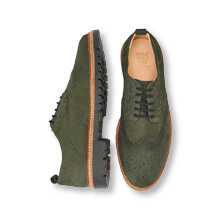 Grüner Derby-Brogue-Schuh für Herren
