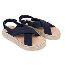 Thumbnail zu Crossover-Sandalen mit Plateausohle