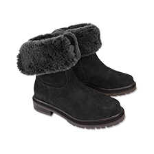 Thumbnail zu Lammfell-Boots Nubukleder