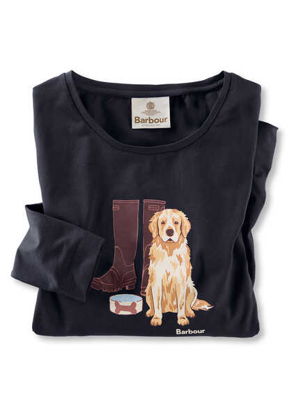Langarmshirt Hedley mit Labrador