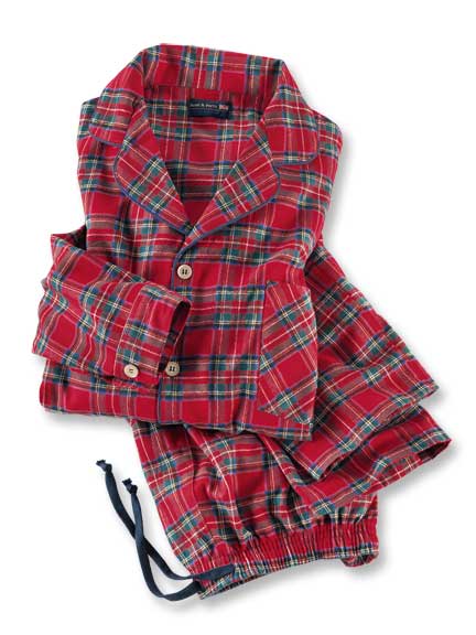 Flanell-Pyjama Royal Stewart Tartan