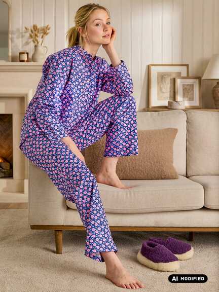 Pyjama Pink Flowers