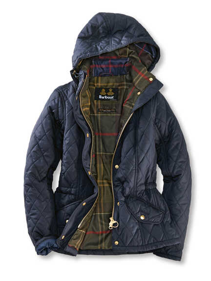 Kurze Steppjacke Milfire aus der Tartan Collection