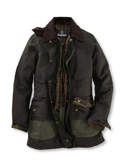 Wachsjacke Modern Border