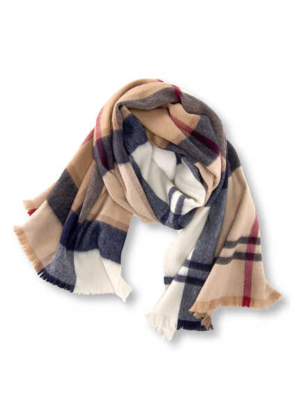 Lambswool-Schal Rosefield Tartan