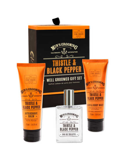 Geschenkset Men's Grooming Thistle & Black Pepper