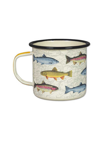 Emaille-Becher Fish