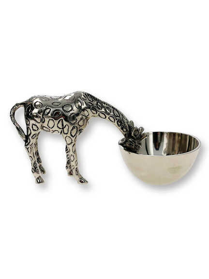 Aperitifschale Giraffe aus Metall
