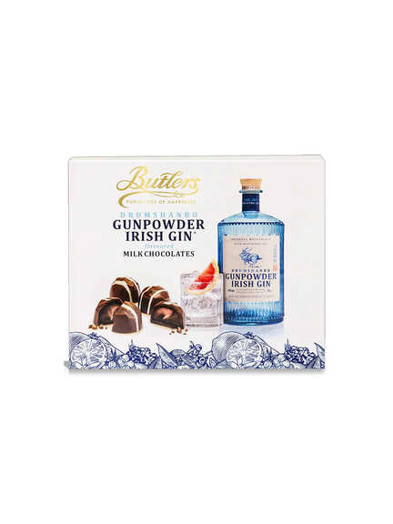 Schokoladen-Pralinen mit Gunpowder Gin